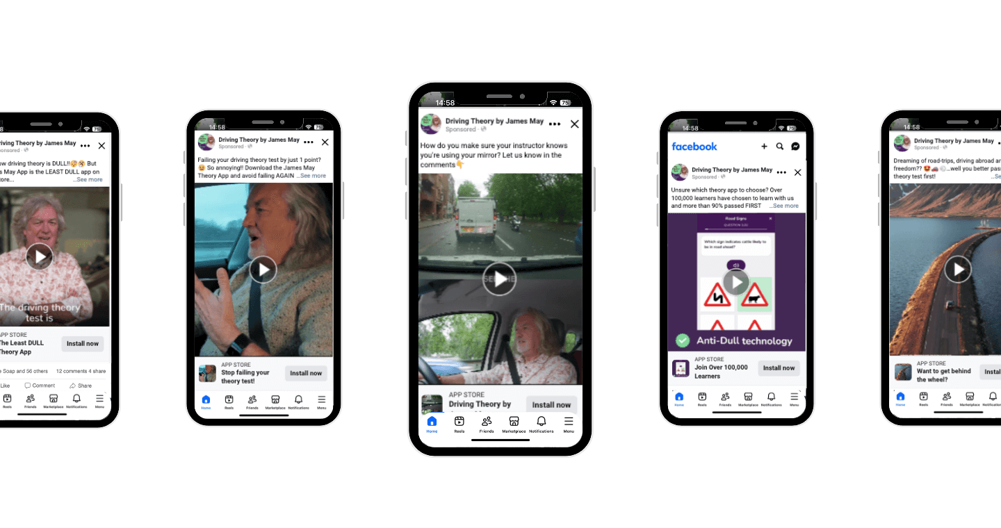 James May Theory App Ad Screenshots